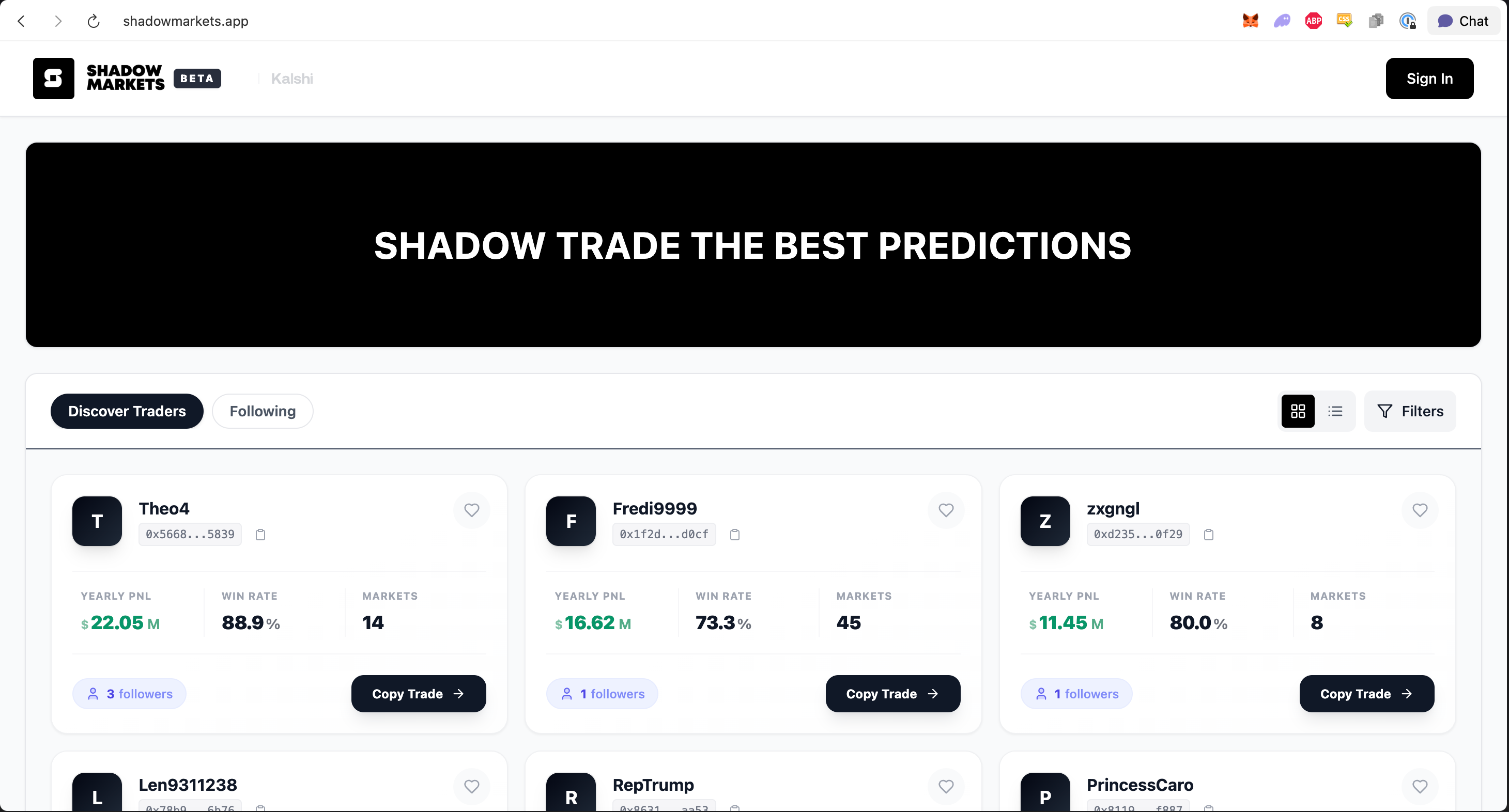 Shadow Markets screenshot 1
