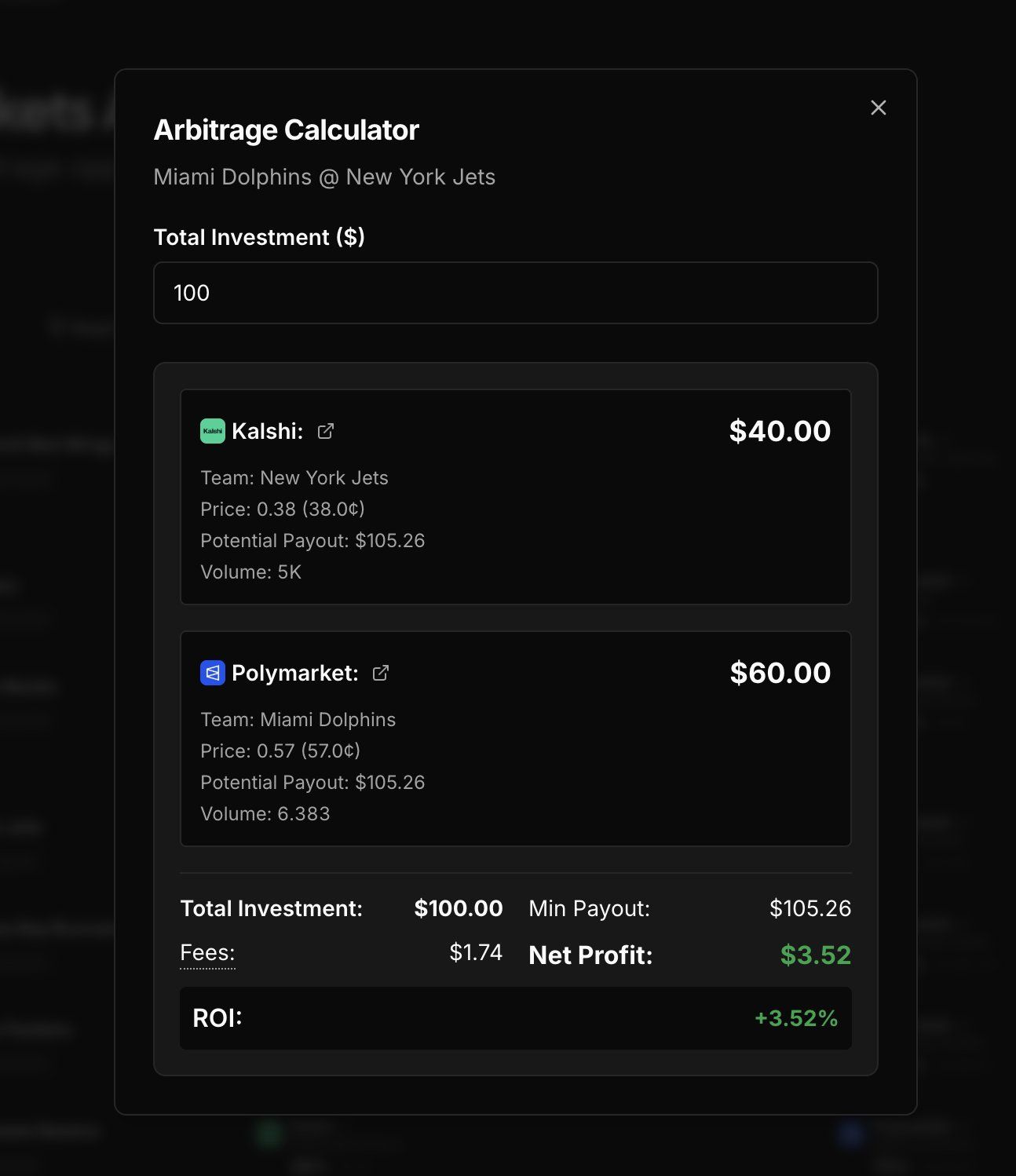 ArbBets screenshot 1